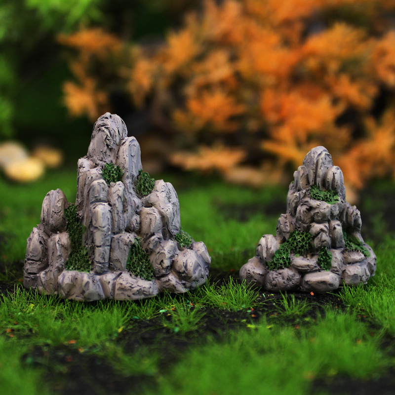 1pc Mountain Miniature Fake St - Bonsai Rock Garden review and price