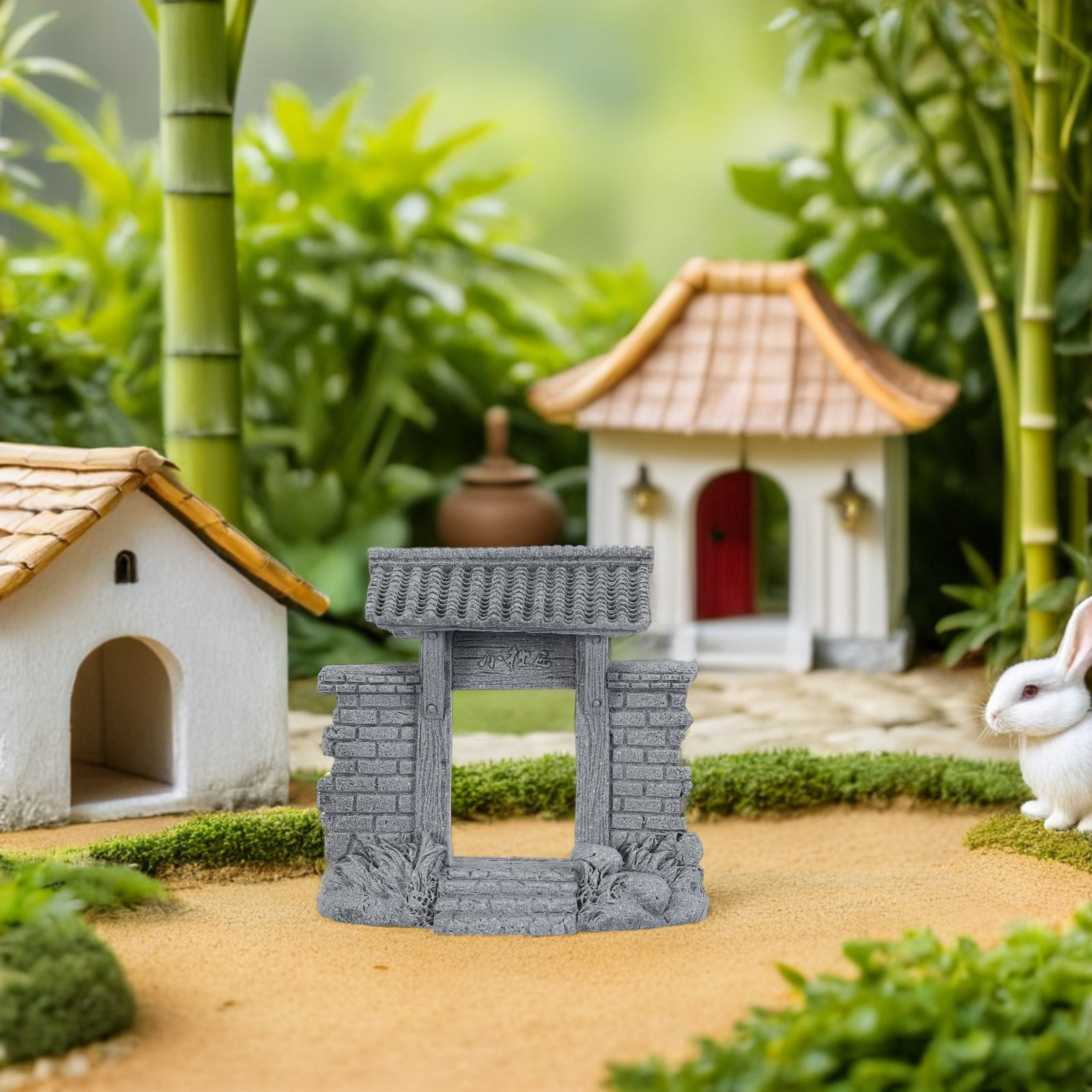 Fairy Garden Chinese Gate Deco - Bonsai Garden Entrance review and price