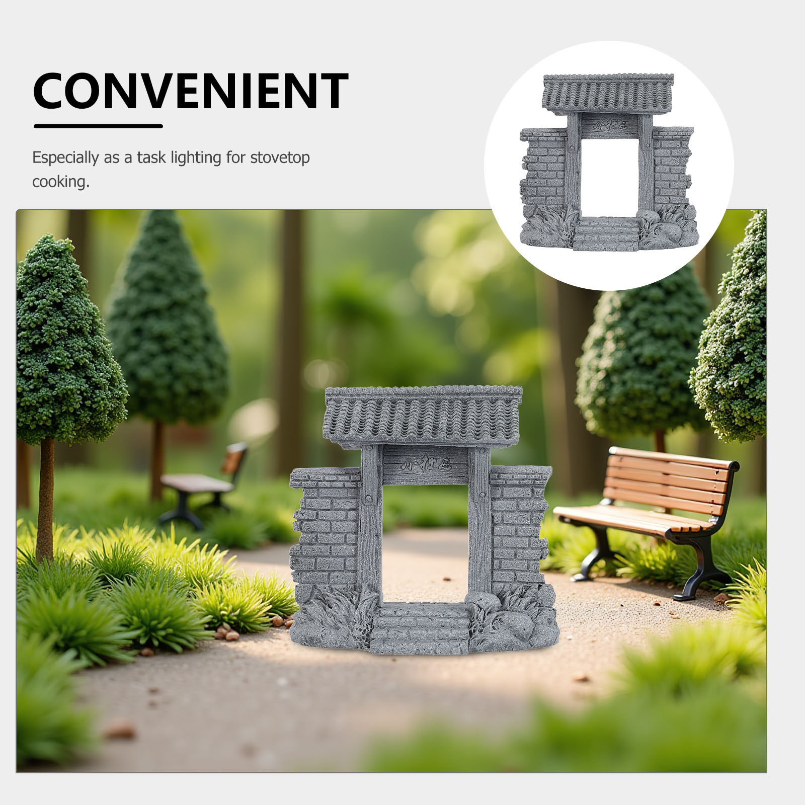 Fairy Garden Chinese Gate Deco - Bonsai Garden Entrance review and price
