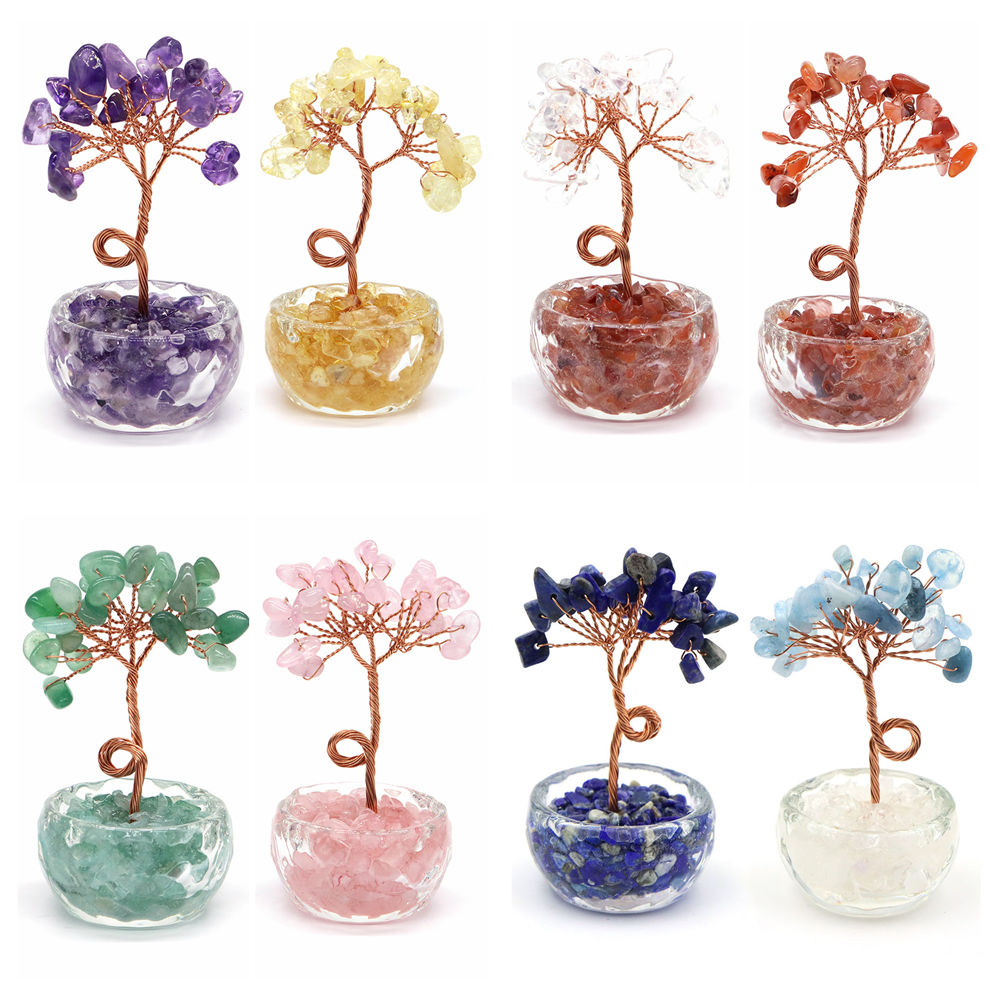 Natural Gemstone Crystal Lucky - Bonsai Rock Garden review and price