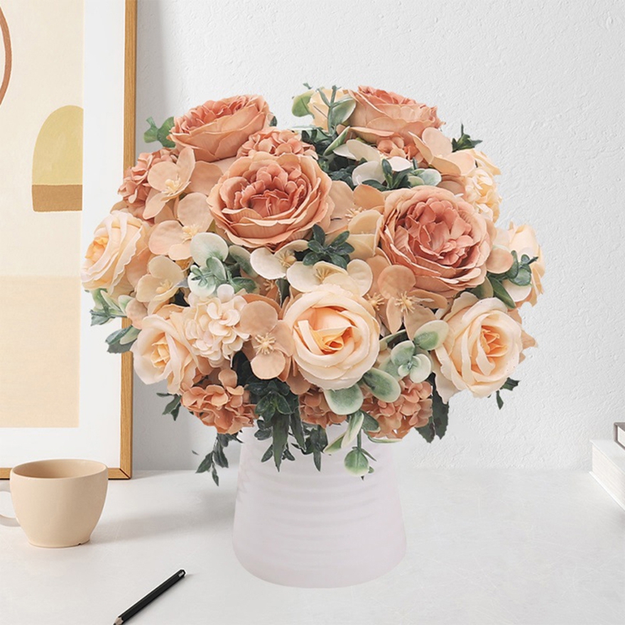 Artificial Flower Silk Peony R - Bonsai Garden Festival review and price