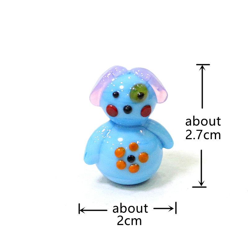 Cute Handmade Mini Glass Dog F - Japan Bonsai Garden review and price